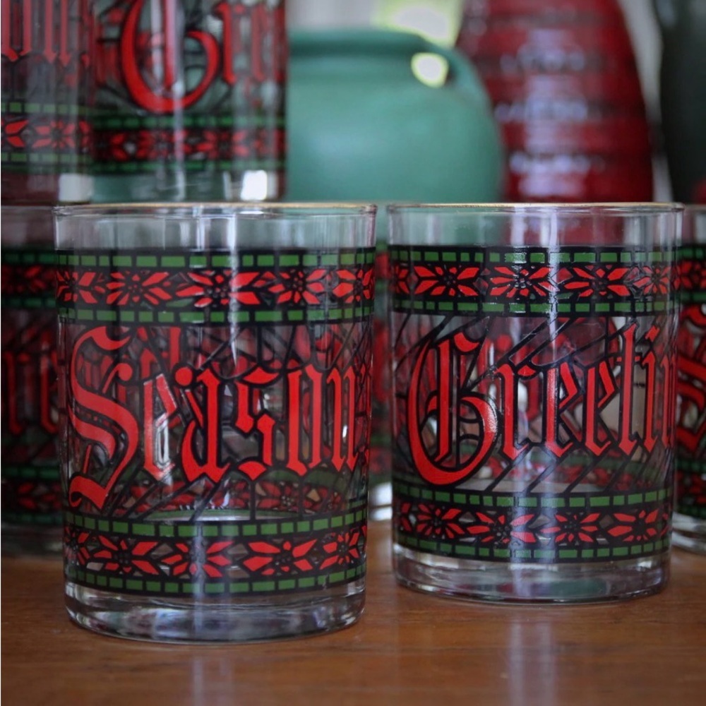 Festive Season's Greetings Glasses